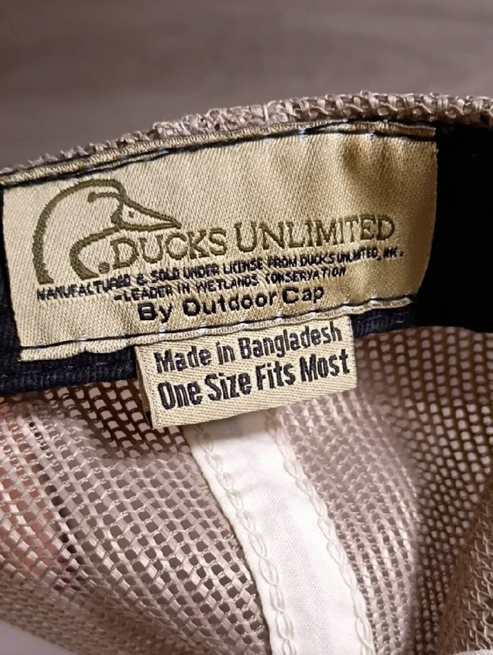 Ducks Unlimited Camo  Cap with Embroidered Logo‎